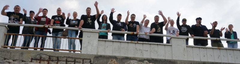 Gruppenbild in Marina di Pisa