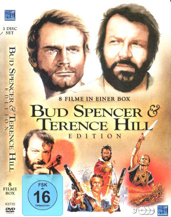Bud Spencer & Terence Hill Edition - 8 Filme in einer Box (3 DVDs)