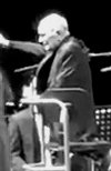 Ennio Morricone auf der Bühne in Berlin