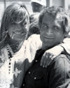Valerie Perrine und Terence Hill am Set