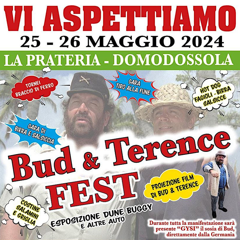 Bud und Terence Fest in Domodossola