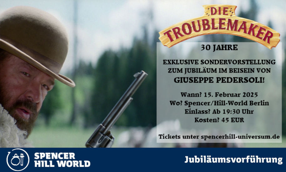 Sondervorstellung in der Spencer/Hill-World