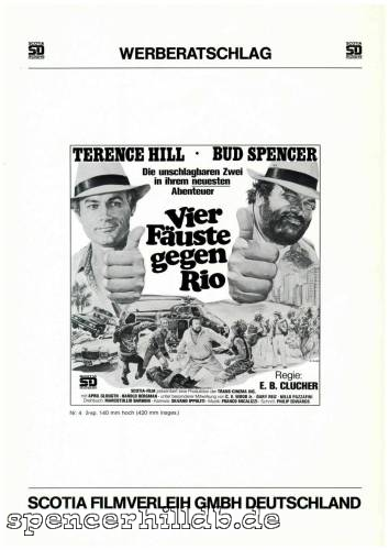 Vier Fäuste gegen Rio (Werberatschlag)