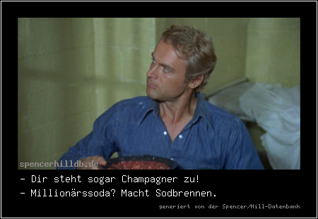 - Dir steht sogar Champagner zu!
- Millionärssoda? Macht Sodbrennen.